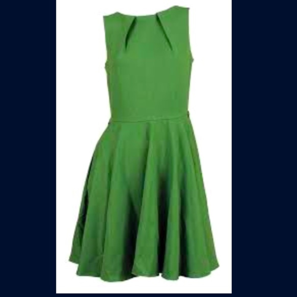 ModCloth “Luck be lady Green” timeless green dress